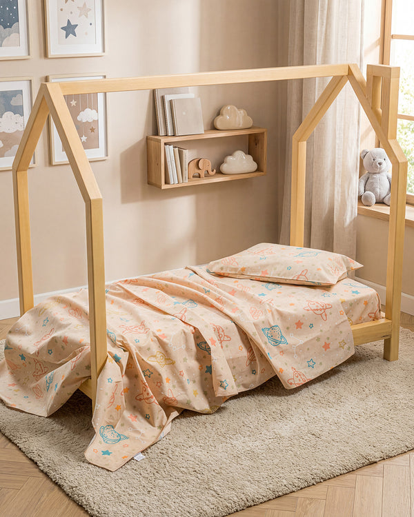 Set Çarçaf/Zarf Bebe - Smart Line Galaxy