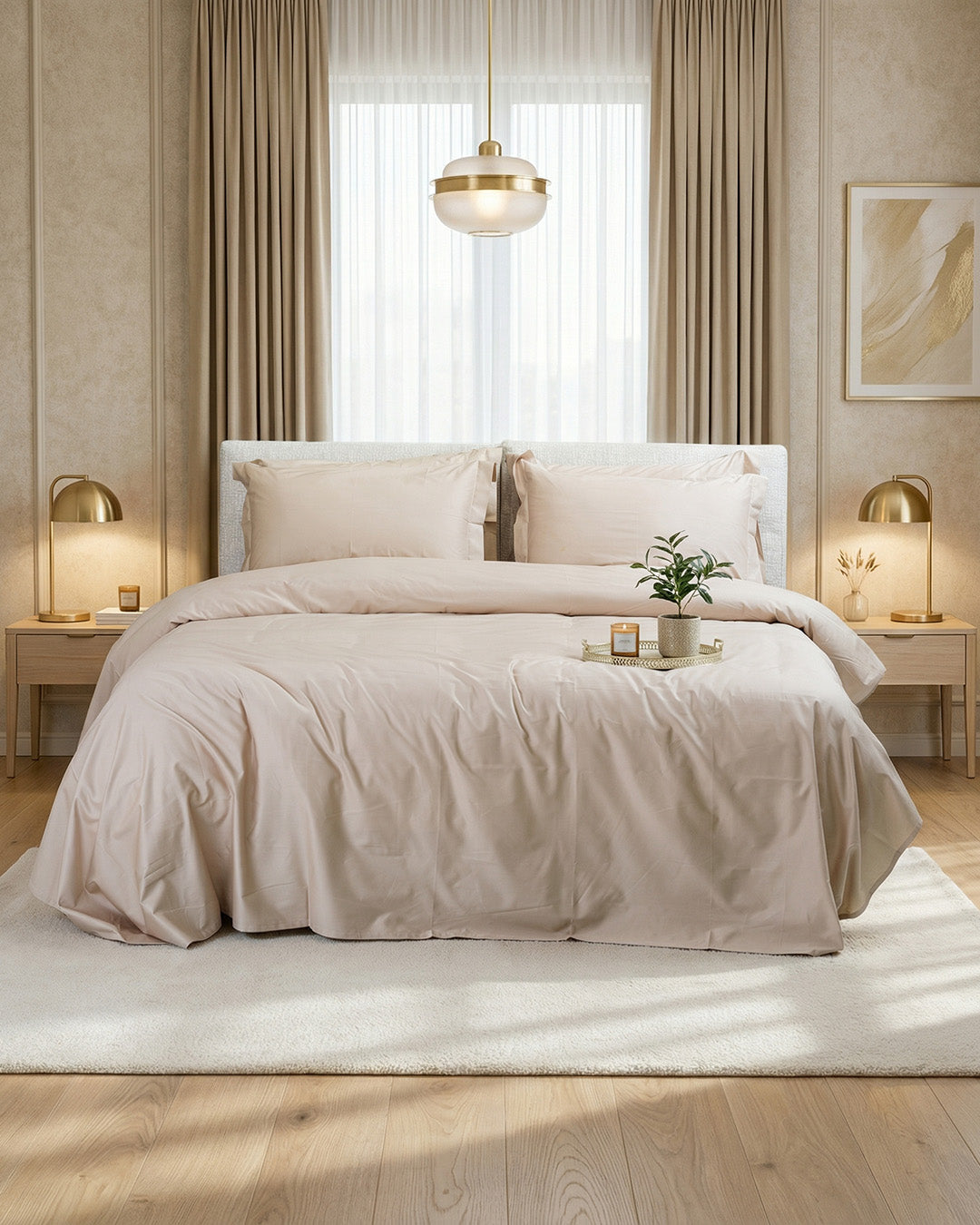 Σετ μαλακών σεντόνια από σατέν