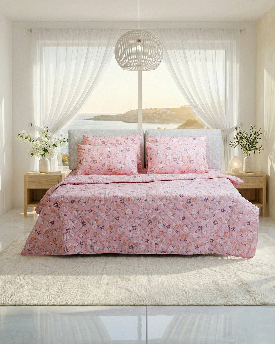 ΚΑΛΥΜΜΑ ΚΡΕΒΑΤΙΟΥ SMART LINE BLOSSOM